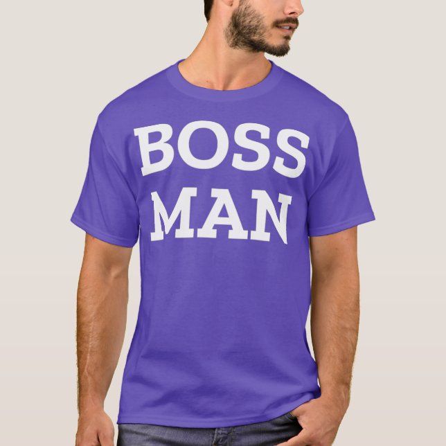Camiseta BOSS MAN for Real Man (Anverso)