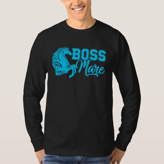 Camiseta Boss Mare Equestrian horseback riding girls  for w (Anverso)
