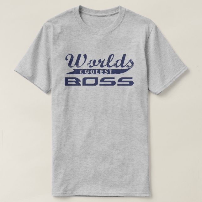 Camiseta Boss más fresco del mundo (Diseño del anverso)