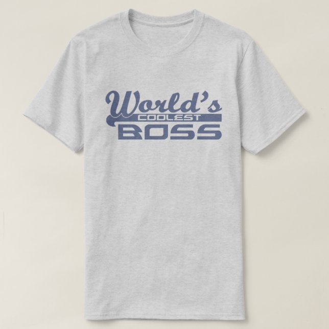 Camiseta Boss más fresco del mundo (Diseño del anverso)