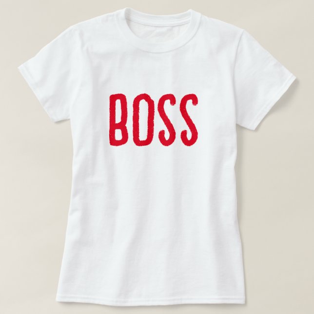 Camiseta BOSS para propietarios de empresas (Diseño del anverso)