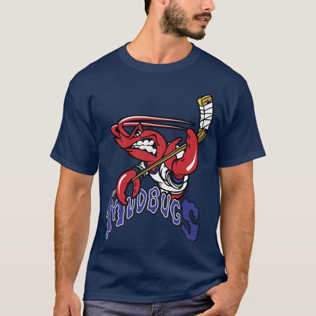 Camiseta Bossier Shreveport Mudbugs (Anverso)