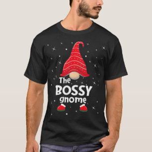 Camiseta Bossy Gnome Family Matching Christmas Funny Gift P