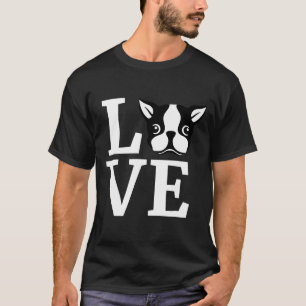 Camiseta Bostie de amor de Boston Terrier