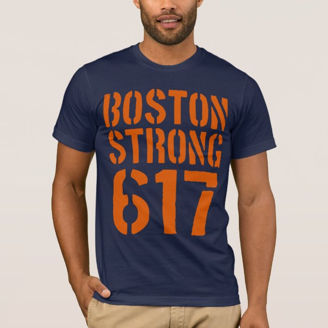 Camiseta Boston 617 fuertes (Anverso)