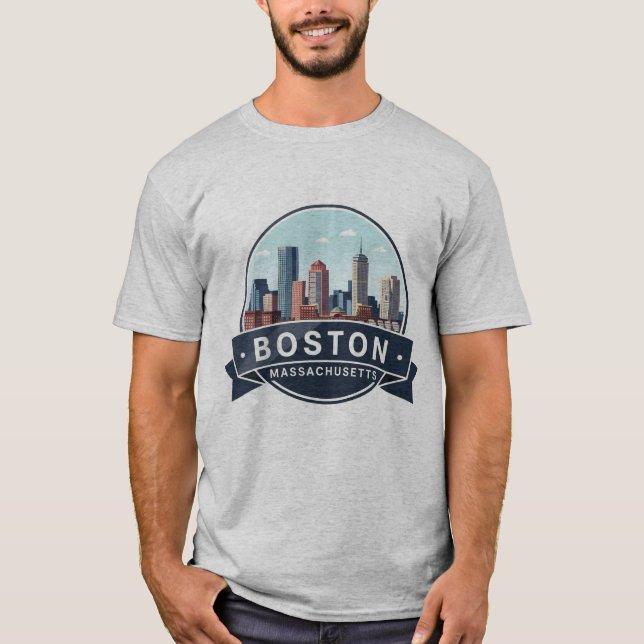 Camiseta Boston Beacon Hill Travel (Anverso)