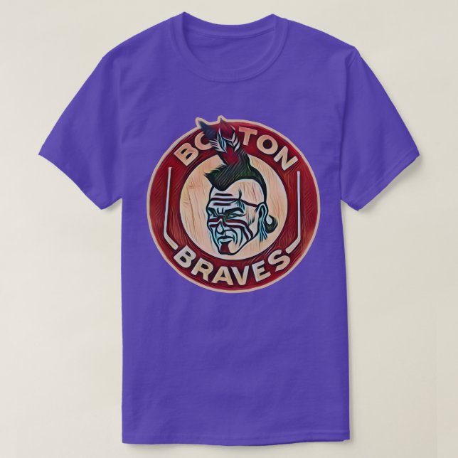 Camiseta Boston Braves Hockey TShirt (Diseño del anverso)