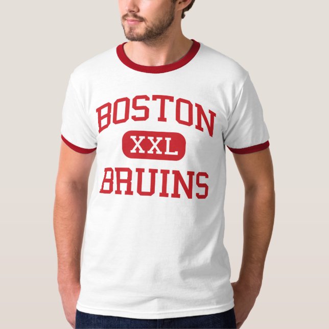 Camiseta Boston Bruins - escuela secundaria - La Porte (Anverso)