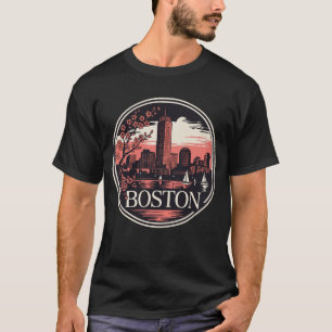 Camiseta Boston City Massachusetts Estados Unidos