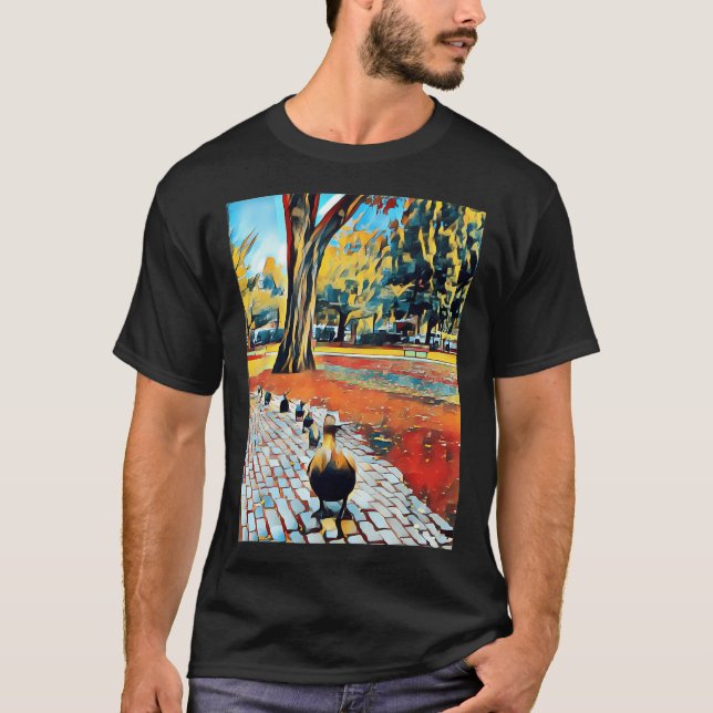 Camiseta Boston Dejad paso a los patitos (Anverso)
