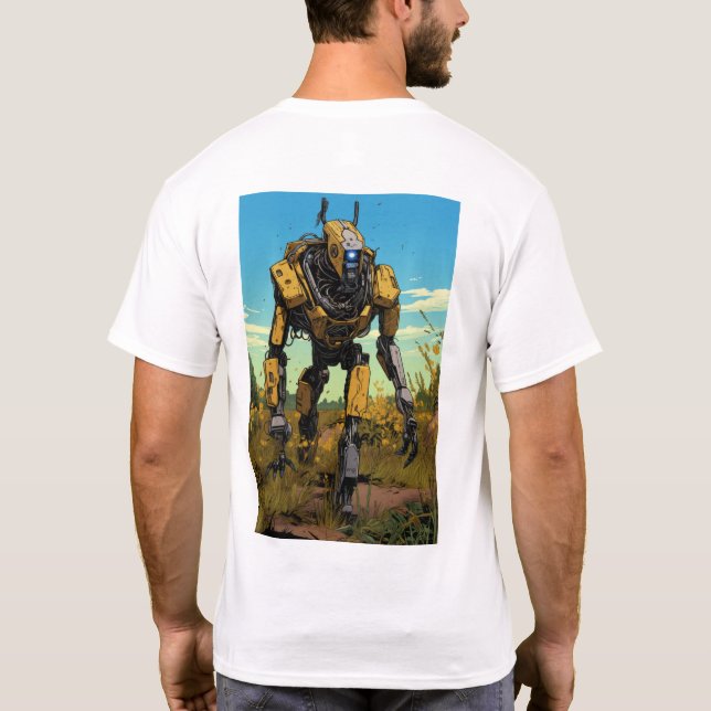 Camiseta Boston Dynamics Robot Explora Hot Prairie - T-Sh (Reverso)
