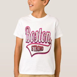 Camiseta Boston fuerte en rosa