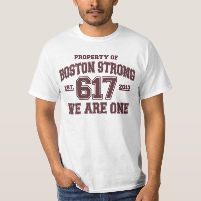 Camiseta Boston fuertes somos uno (Anverso)