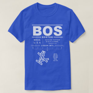 Camiseta Boston Logan Int'l Airport BOS T-Shirt