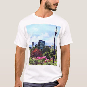 Camiseta Boston MA - Boston Common y horizonte