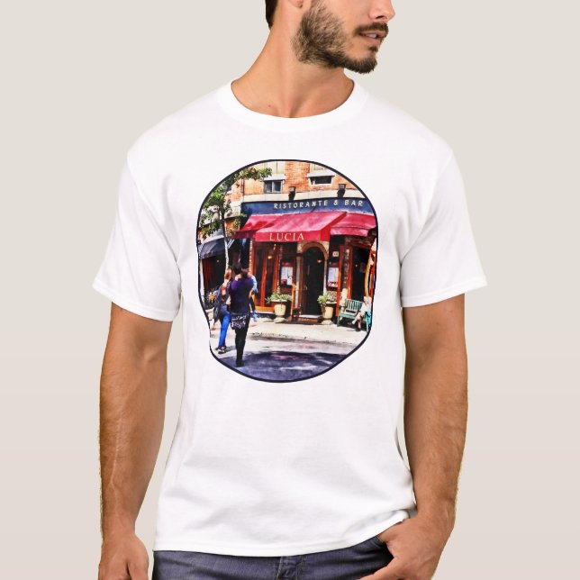 Camiseta Boston MA - calle Hanover North End (Anverso)