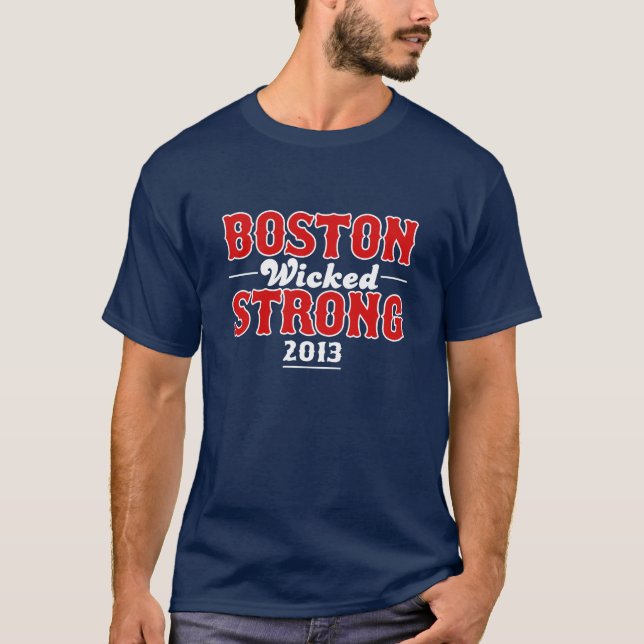 Camiseta Boston Malvado 15 de abril de 2013 (Anverso)
