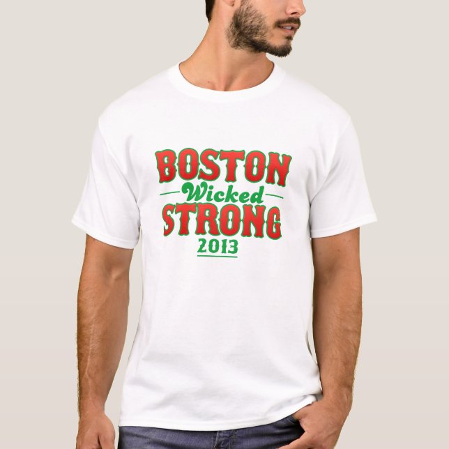 Camiseta Boston Malvado 15 de abril de 2013 (Anverso)