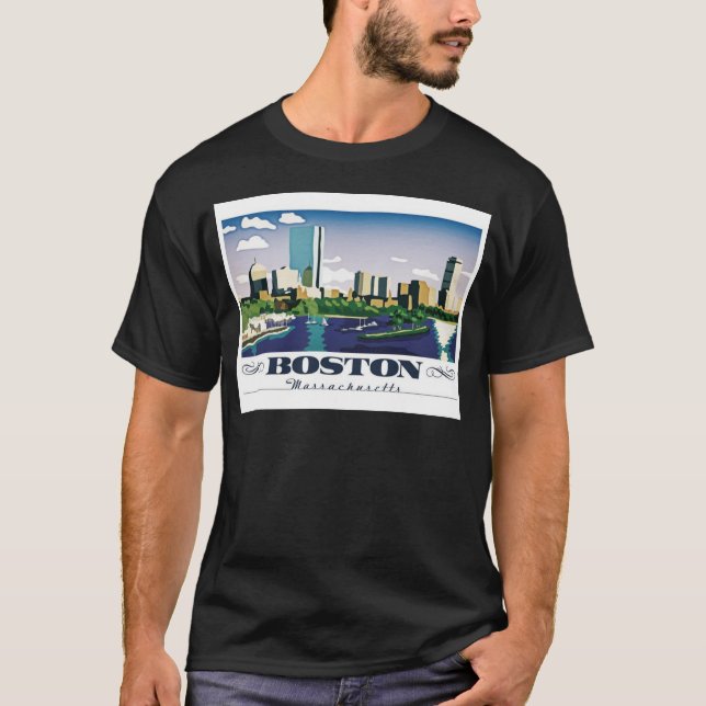 Camiseta Boston, Massachusetts (Anverso)