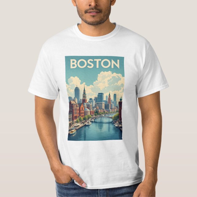 Camiseta Boston Massachusetts (Anverso)