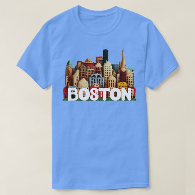 Camiseta Boston Massachusetts (Diseño del anverso)