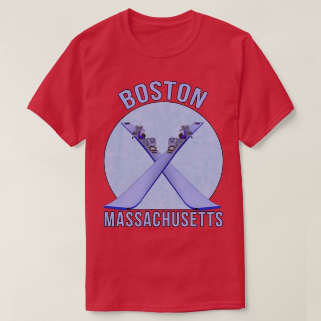 Camiseta Boston Massachusetts (Diseño del anverso)