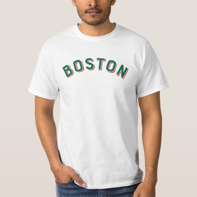Camiseta Boston, Massachusetts, Arco de la Vieja (Anverso)