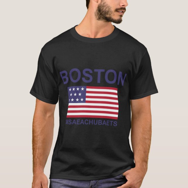 CAMISETA BOSTON MSAEACHUBAETS (Anverso)