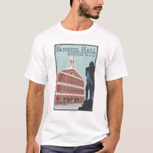Camiseta Boston, opinión de MassachusettsFaneuil Pasillo
