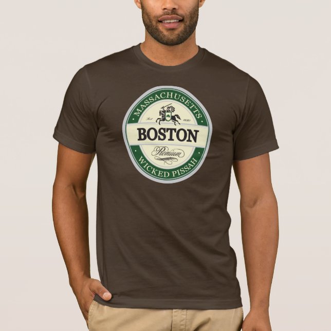 Camiseta Boston - pissah travieso (Anverso)