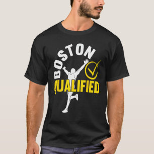 Camiseta Boston Qualifier Orgullosa Maratón corriendo