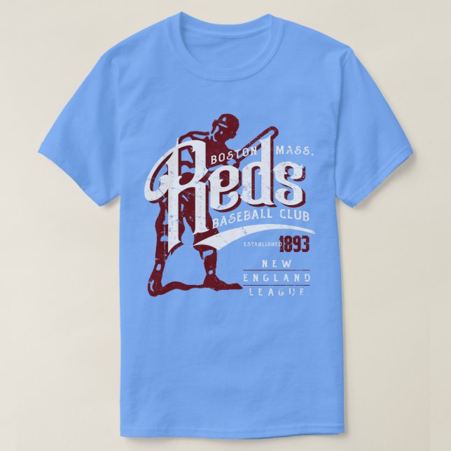 Camiseta Boston Reds Baseball (Diseño del anverso)