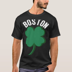 Camiseta Boston St Patricks Day Lucky Shamrock Irish Green