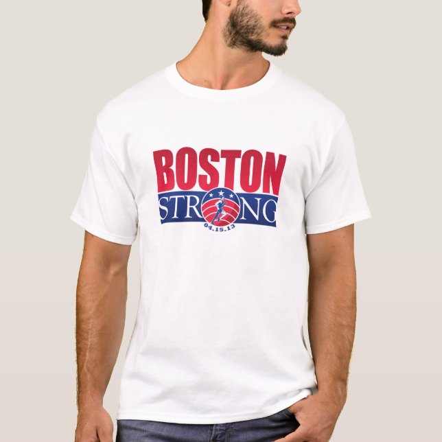Camiseta Boston Strong 15 de abril de 2013 (Anverso)