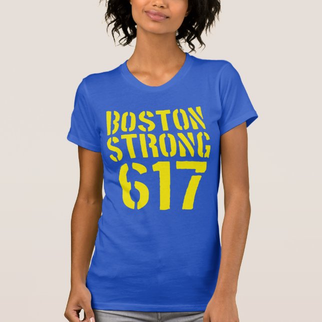 Camiseta Boston Strong 617 (Anverso)
