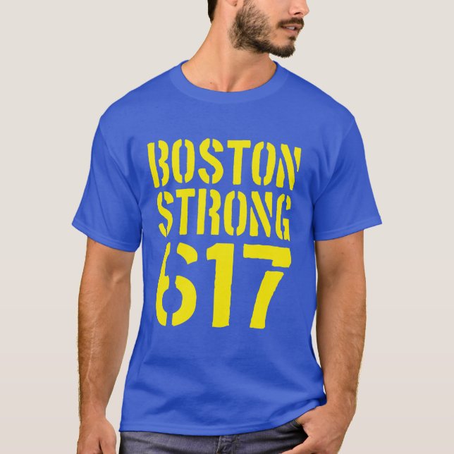 Camiseta Boston Strong 617 (Anverso)