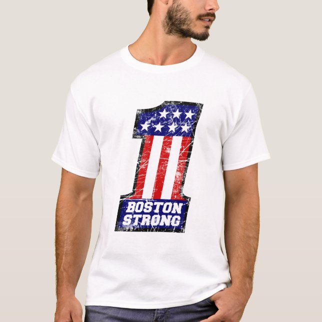 Camiseta Boston Strong SOMOS UN Estilo Grunge (Anverso)