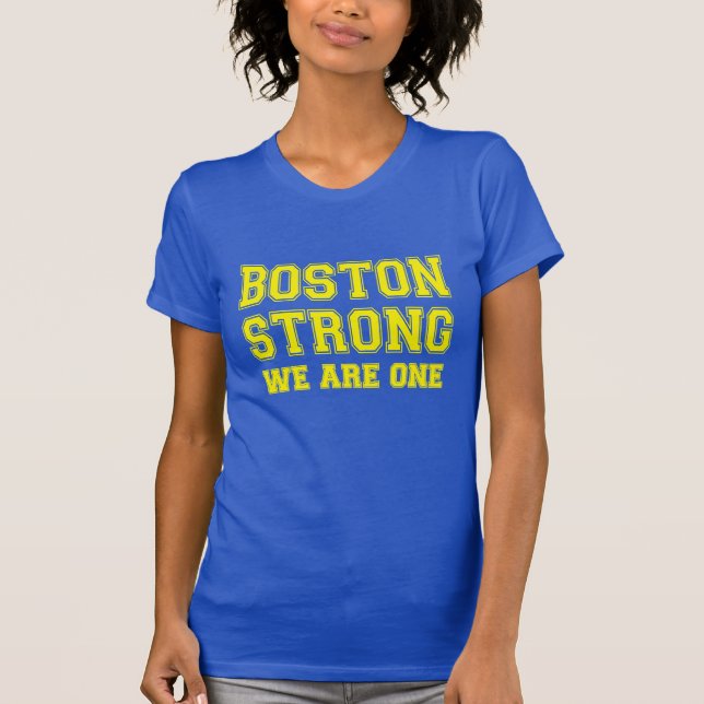 Camiseta Boston Strong SOMOS UNO (Anverso)