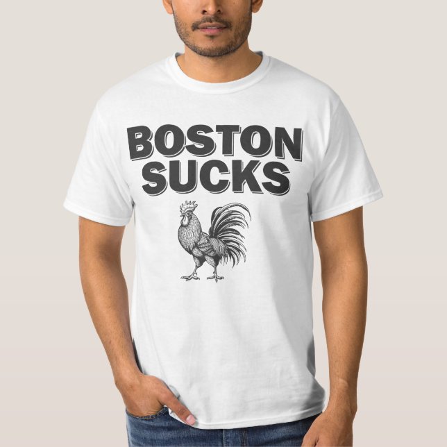 Camiseta Boston Sucks Chicken Roster (Anverso)