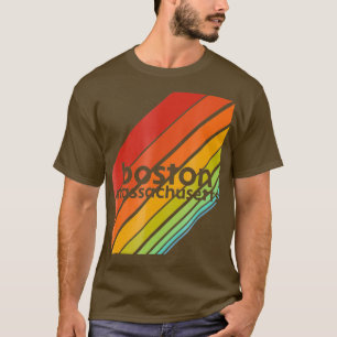 Camiseta Boston T Retro Style Massachusetts 70s 80s Tee