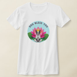 Camiseta Boston terridog bendice mutt de meditación perrito