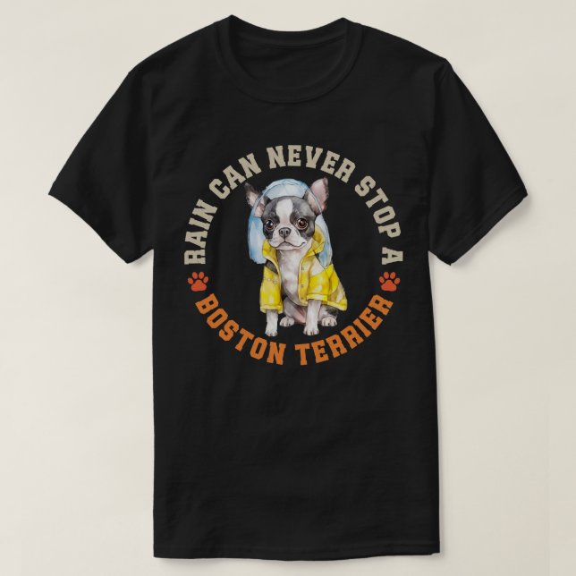 Camiseta Boston Terrier (Diseño del anverso)