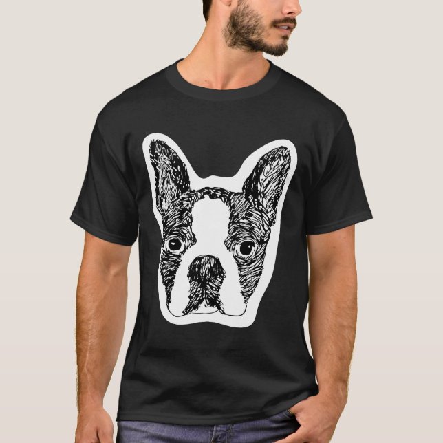 Camiseta Boston Terrier (Anverso)