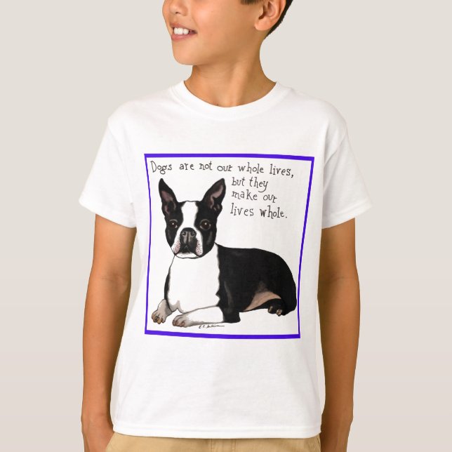Camiseta Boston Terrier (Anverso)