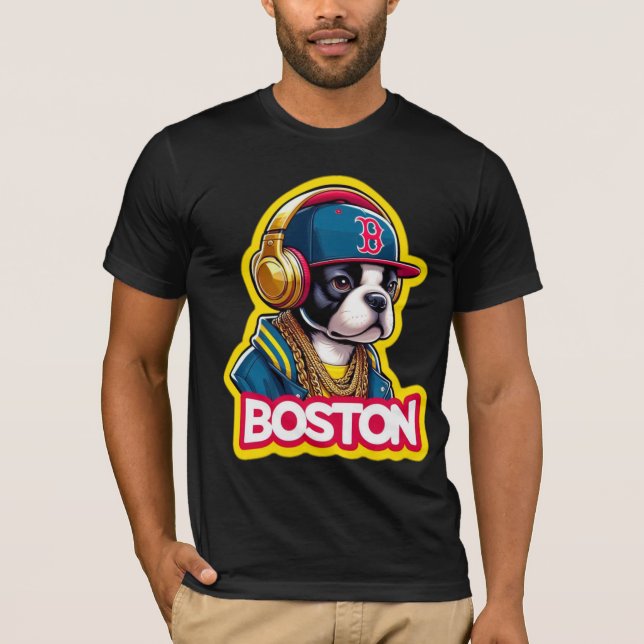 CAMISETA BOSTON TERRIER 2 (Anverso)