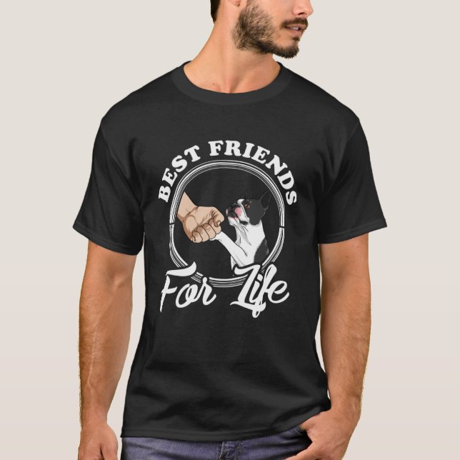 Camiseta Boston Terrier  Best Friends  Boston Terrier (Anverso)