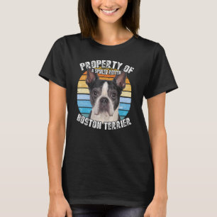Camiseta Boston Terrier Black Property of