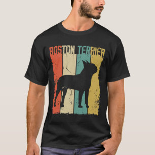 Camiseta Boston Terrier Bostie Dog Estilo retro vintage