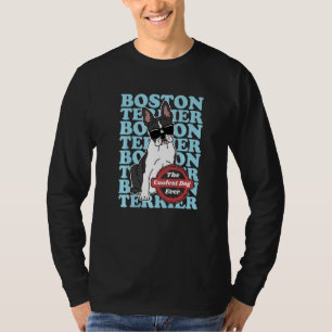 Camiseta Boston Terrier Coolest Dog Dueño de Perros Boston 