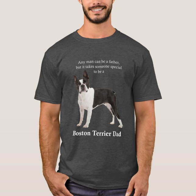 Camiseta Boston Terrier Dad (Anverso)